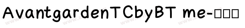 AvantgardenTCbyBT me字体转换